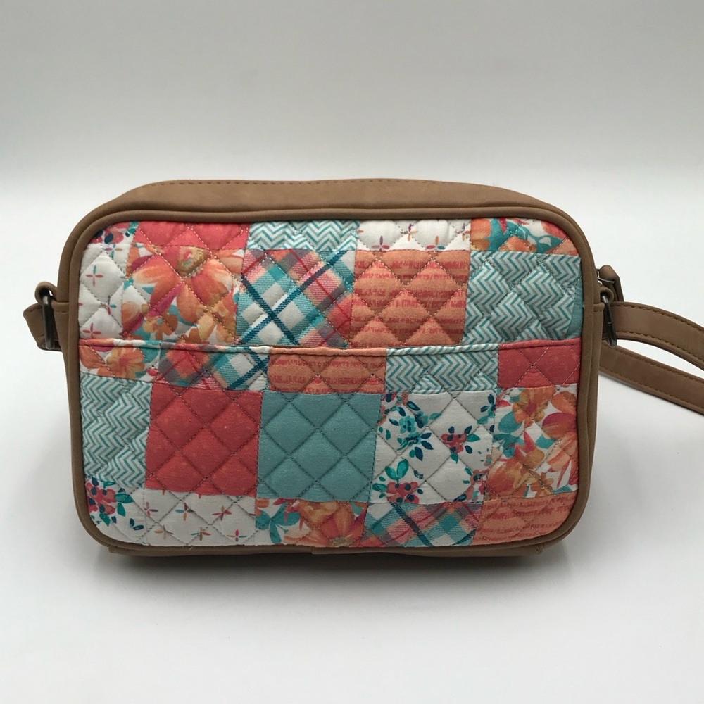 Donna Sharp Patchwork Crossbody / Shoulder Bag - image 2